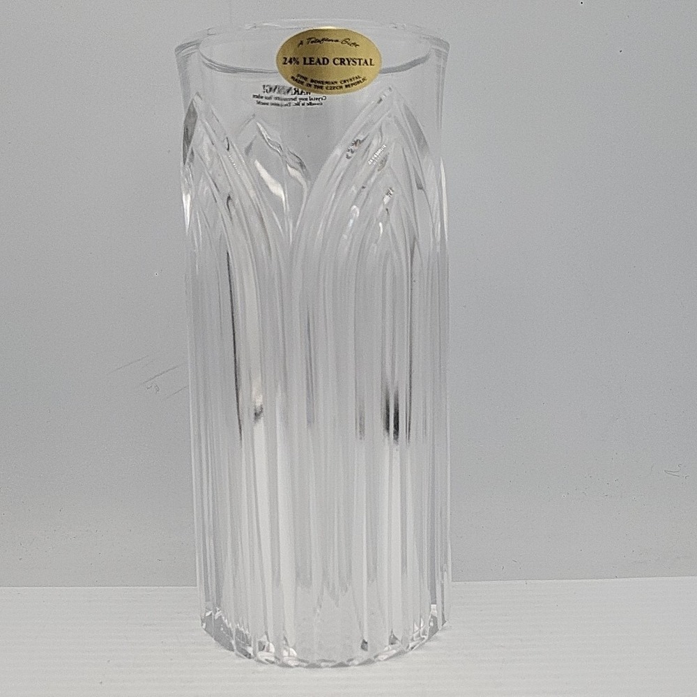 Teleflora‎ Lead Crystal Candle Chimney  7 Inch